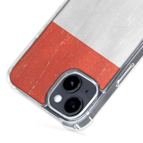 Peru Flag Distressed iPhone 15 Plus MagSafe Case